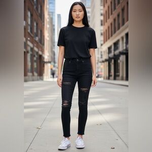 BKE Parker High Rise Distressed Skinny Jeans Size 26